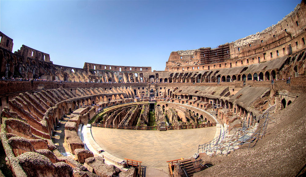 Inside the Colosseum