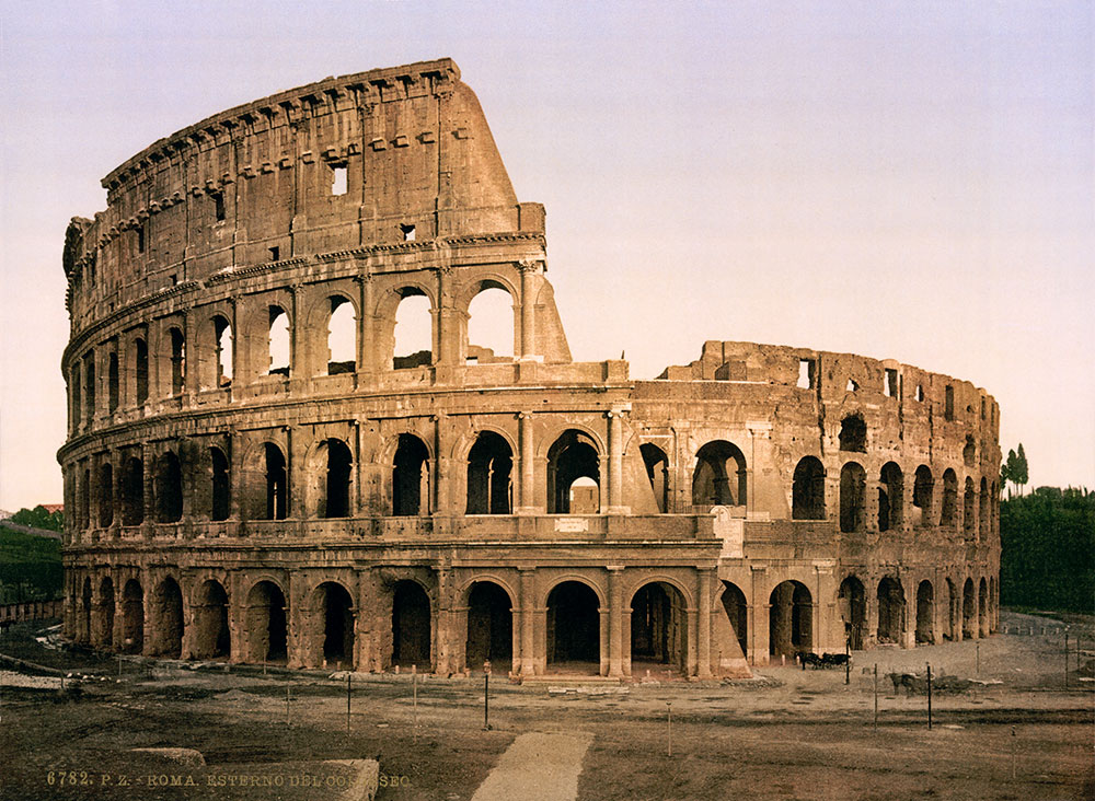 Deserted Colosseum 