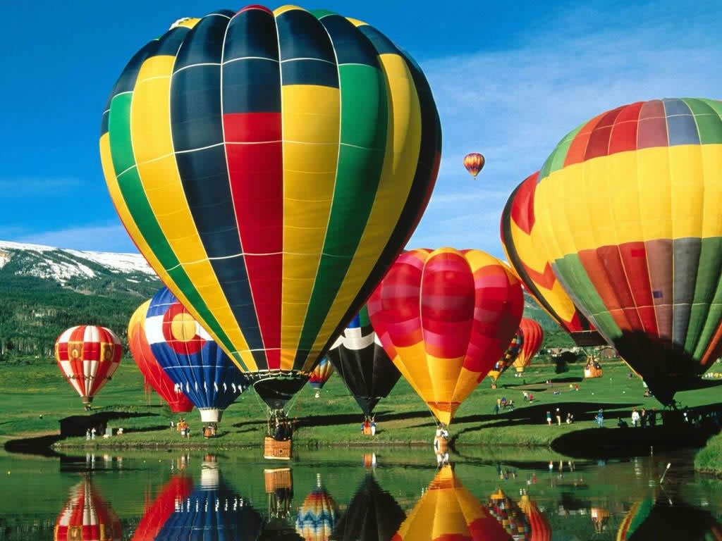 Color Image - hot air balloons