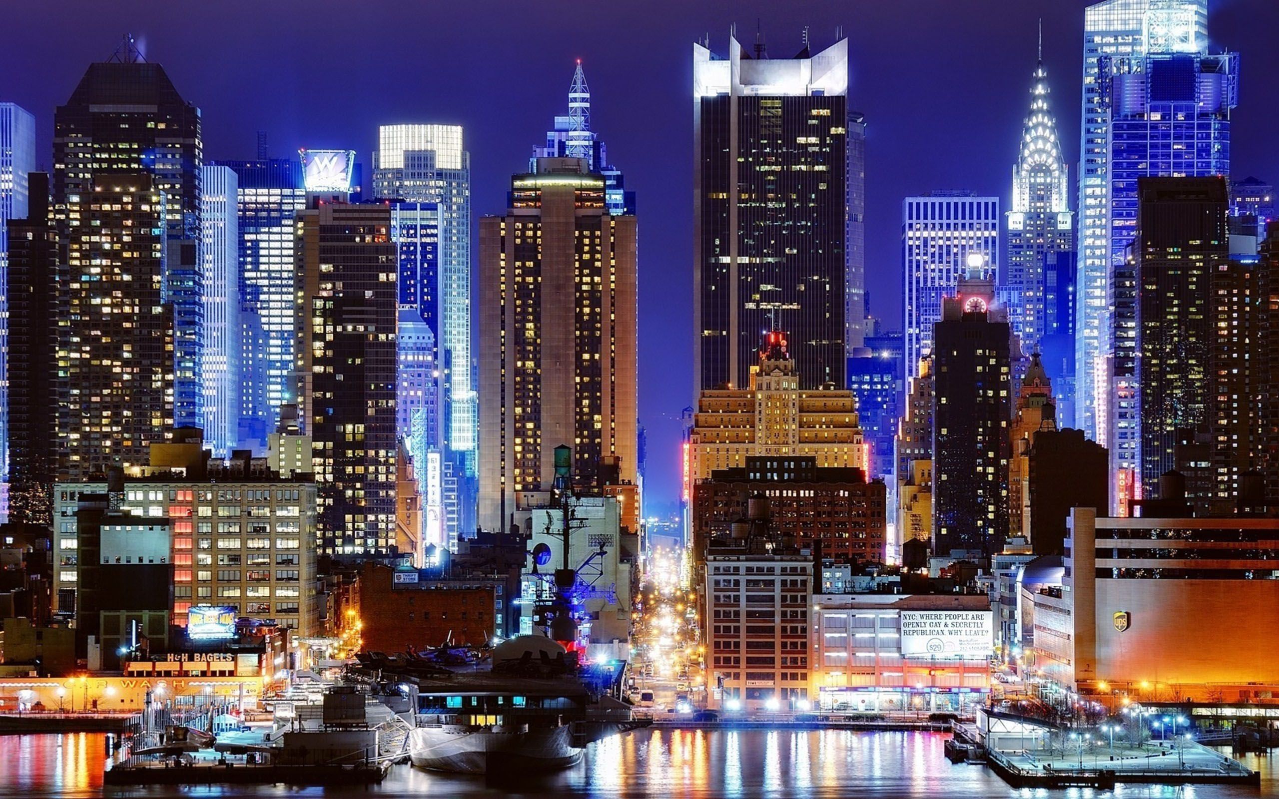 new york night time.